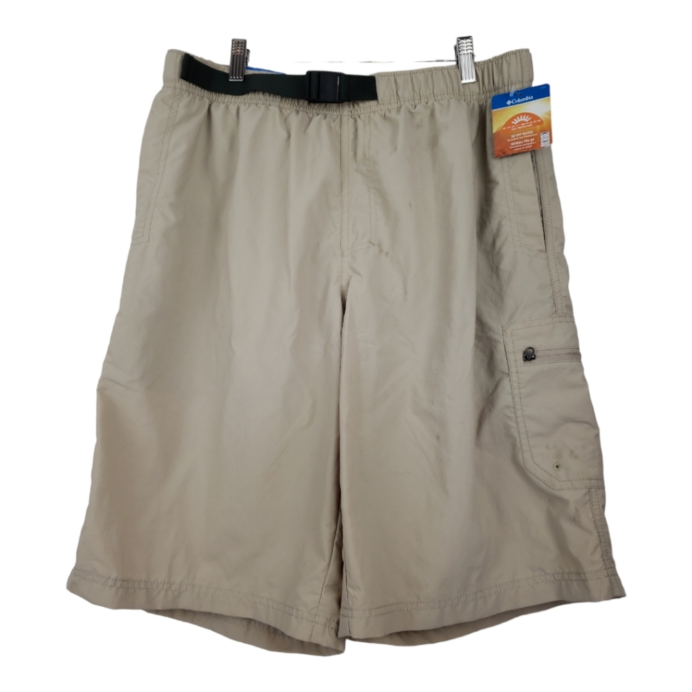 Columbia NWT Men's Hiking Shorts Size Medium in Tan